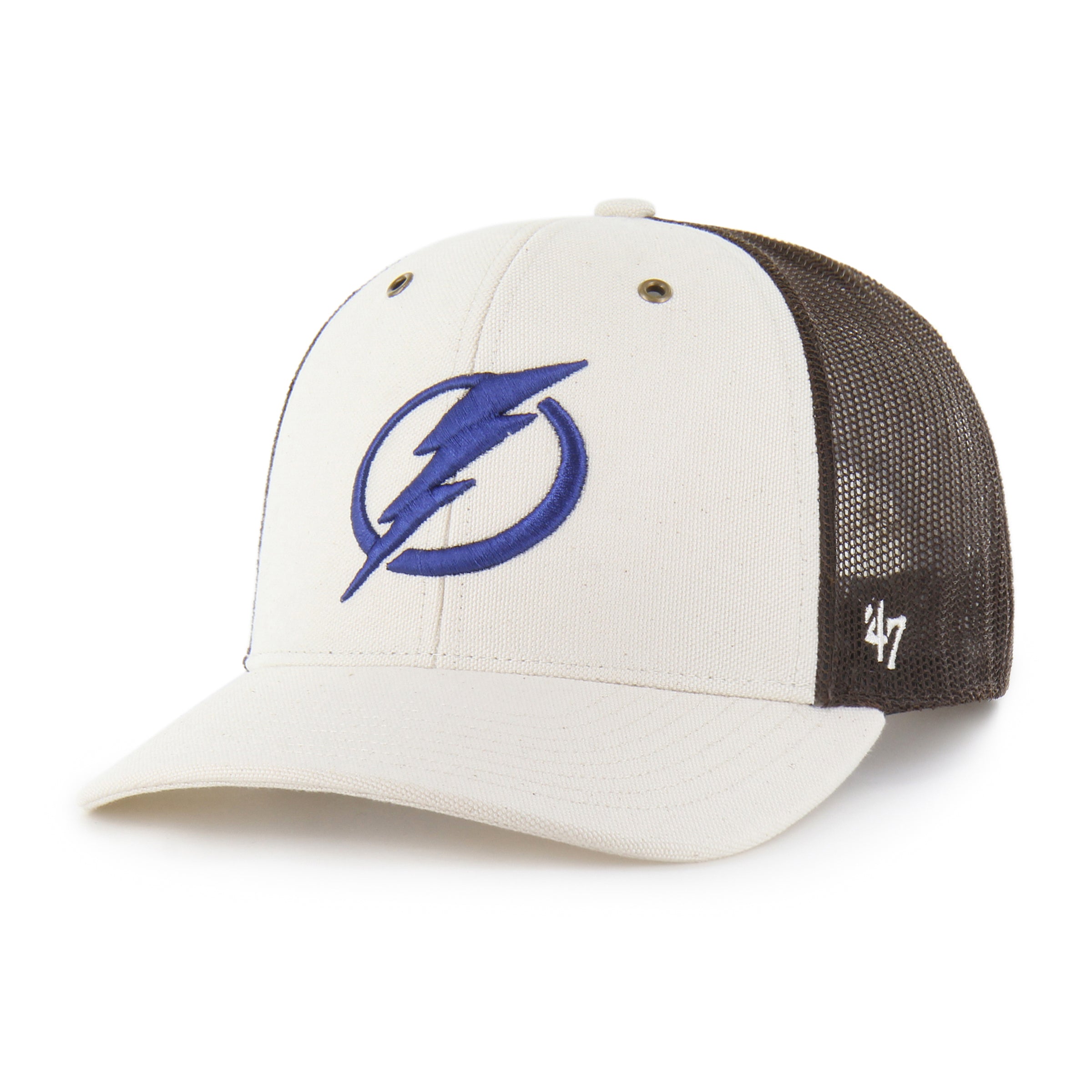 47-carhartt-undyed-trucker-cap-tampa-bay-lightning-natural image 1