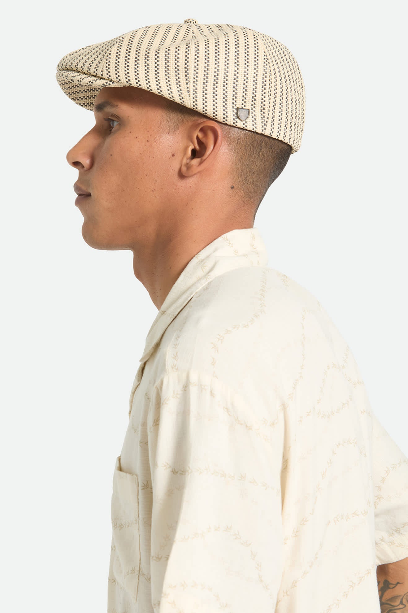 brixton-brood-newsboy-schieberm-tze-natural-black-stroh image 3