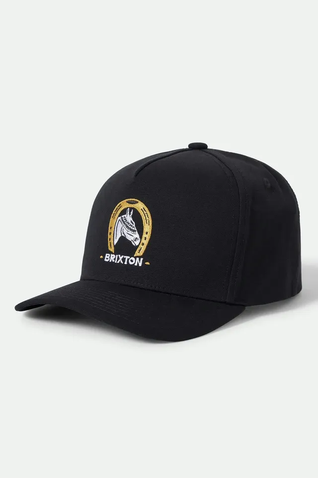 brixton-horse-netplus-snapback-cap-schwarz-bio-baumwolle image 1