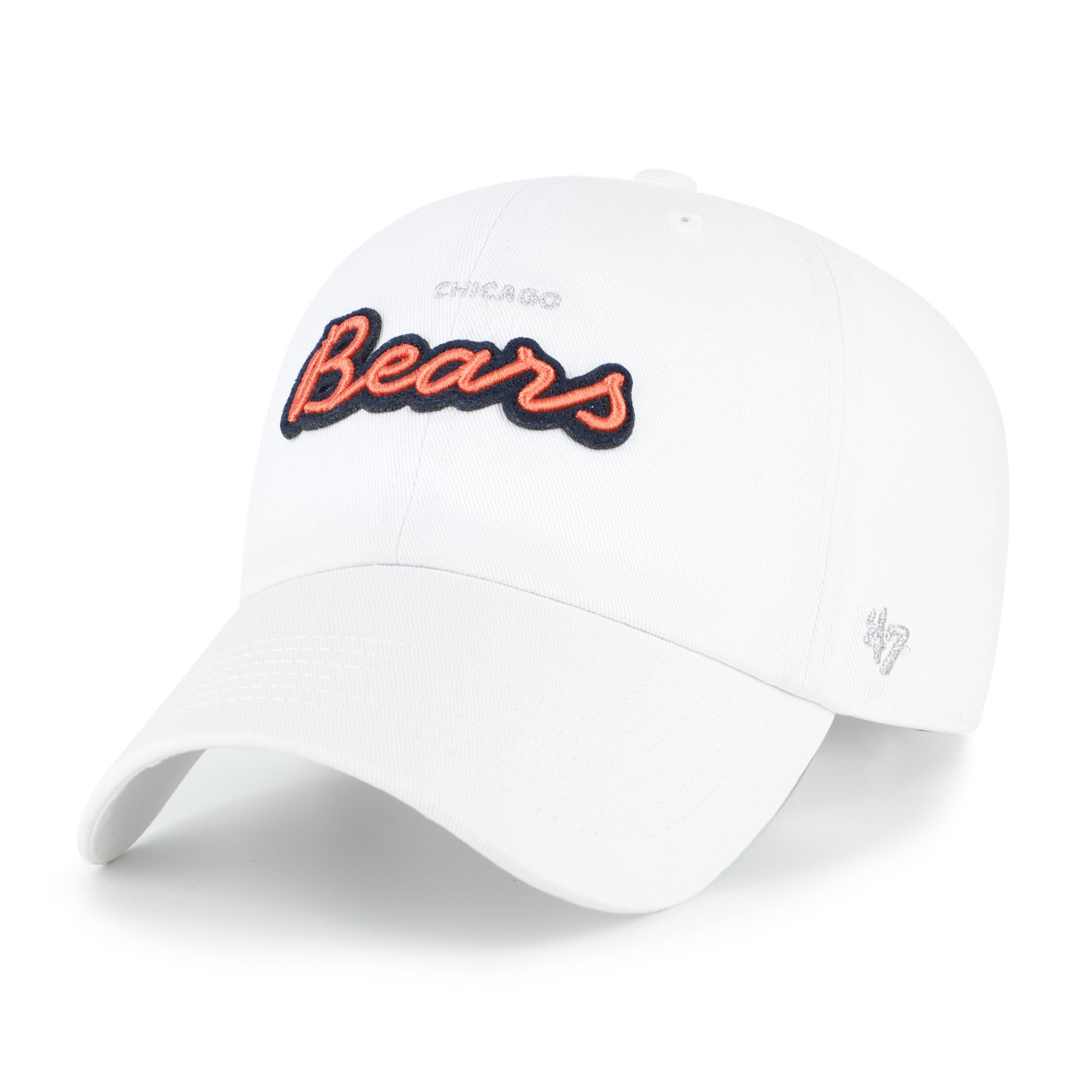 47-brand-clean-up-chicago-bears-trendy-script-cap-wei-damen image 1