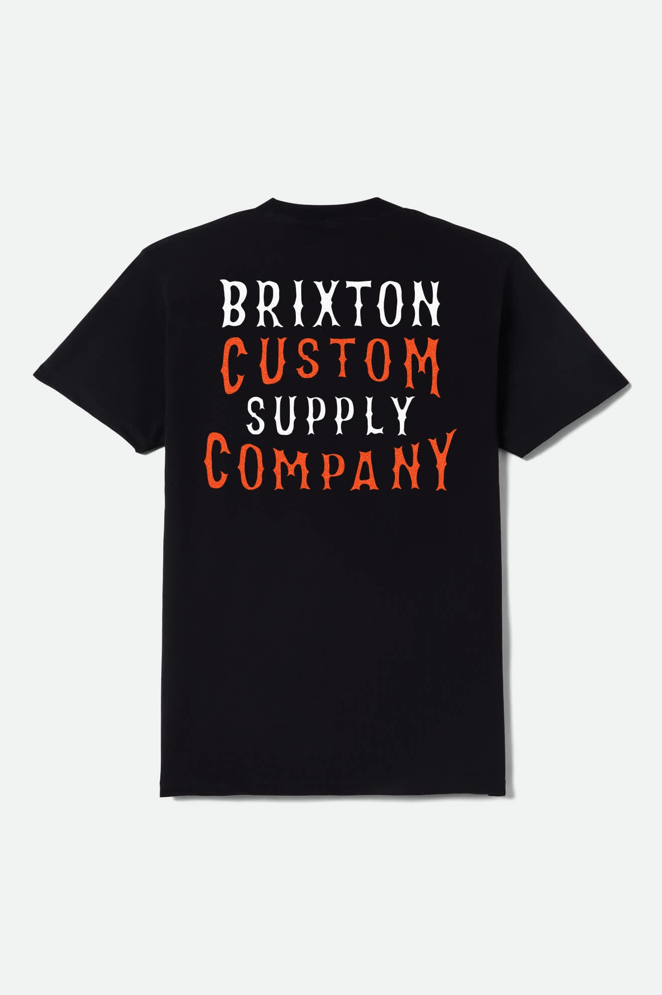 brixton-wheaton-t-shirt-black-worn-wash-baumwolle image 1
