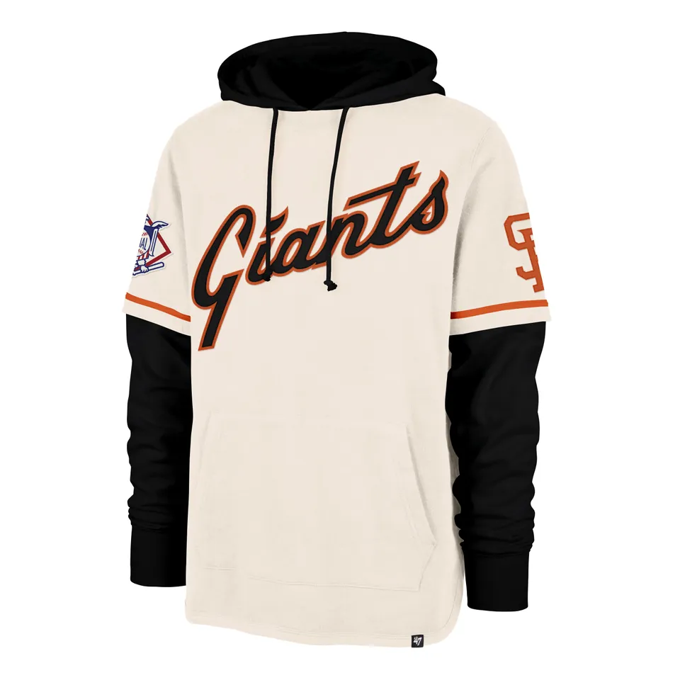 47-brand-san-francisco-giants-trifecta-hoodie-creme image 1
