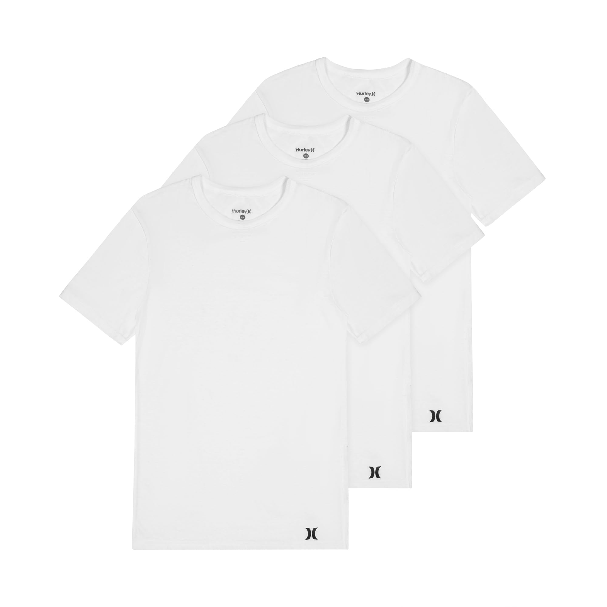 hurley-3-pack-cotton-crewneck-t-shirt-herren-m-baumwolle image 1