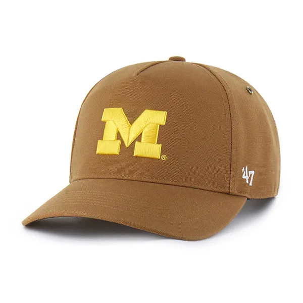 47-brand-47-hitch-michigan-wolverines-carhartt-cap-braun-osf image 1