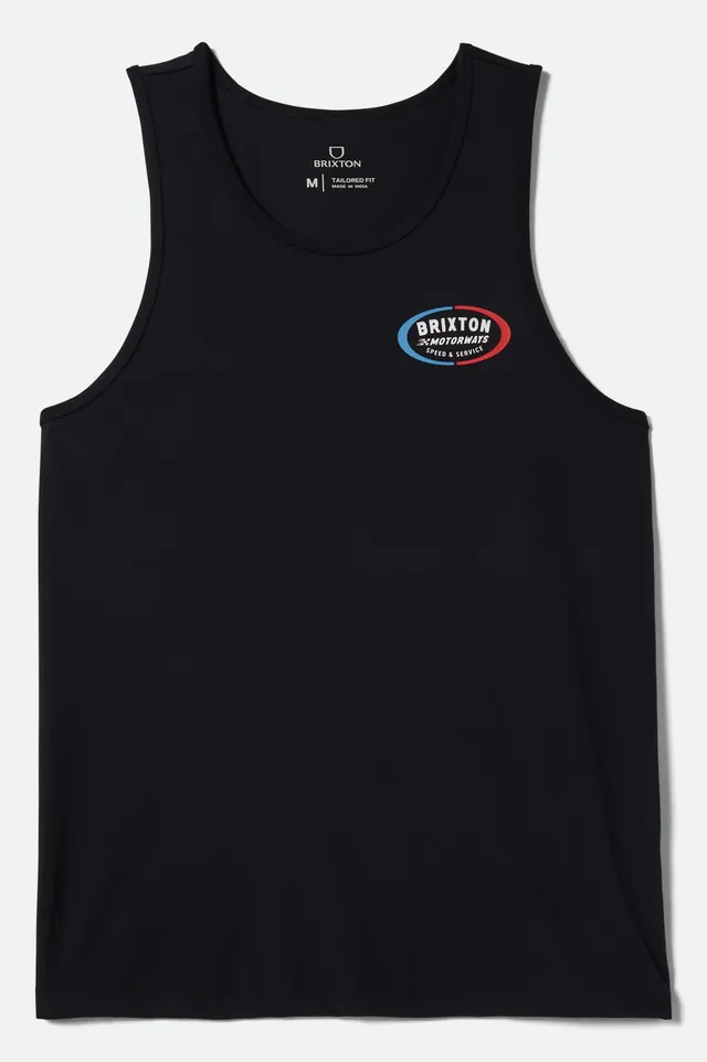 brixton-rhett-tank-top-black-sun-wash-baumwolle image 1