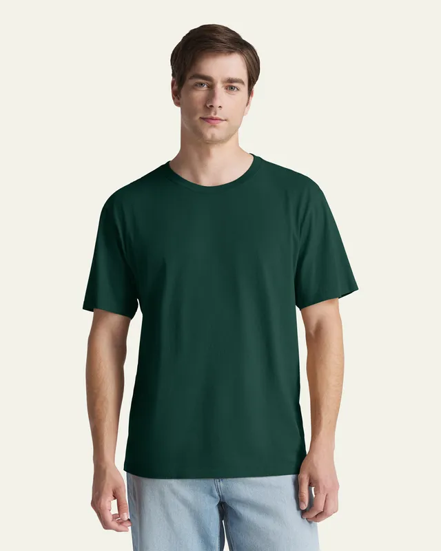 47-foundation-tee-t-shirt-herren-dunkelgr-n-baumwolle image 1