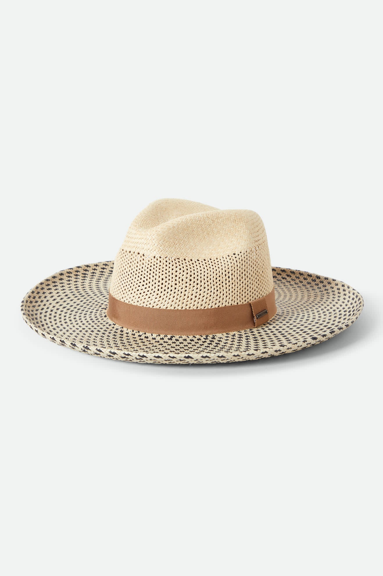 brixton-evangeline-panama-rancher-strohhut-natural-black image 1
