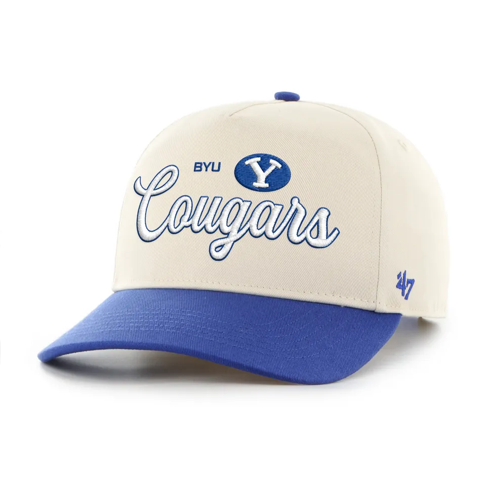 47-hitch-byu-cougars-cap-natural-snapback image 1