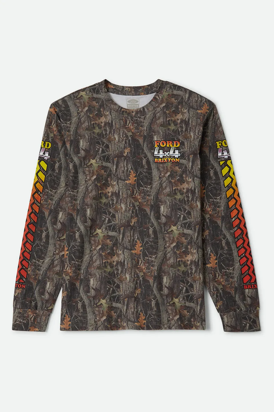 brixton-ford-4x4-chrome-longsleeve-gr-n-herren image 1