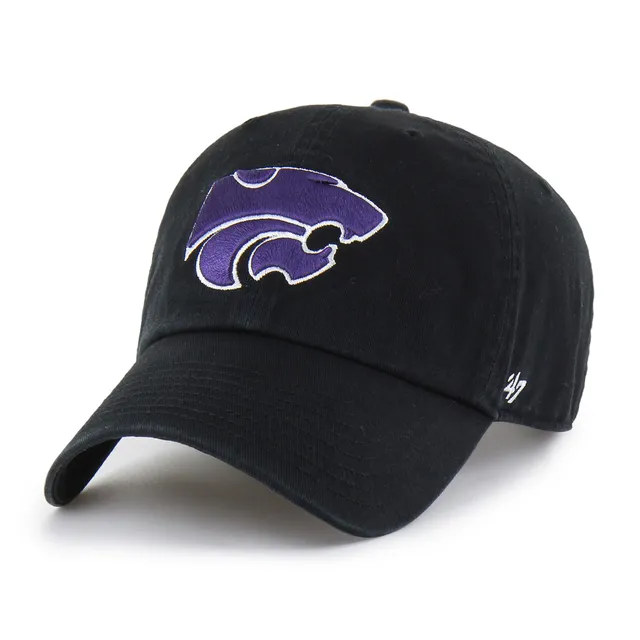 47-brand-kansas-state-47-clean-up-cap-schwarz-verstellbar image 1