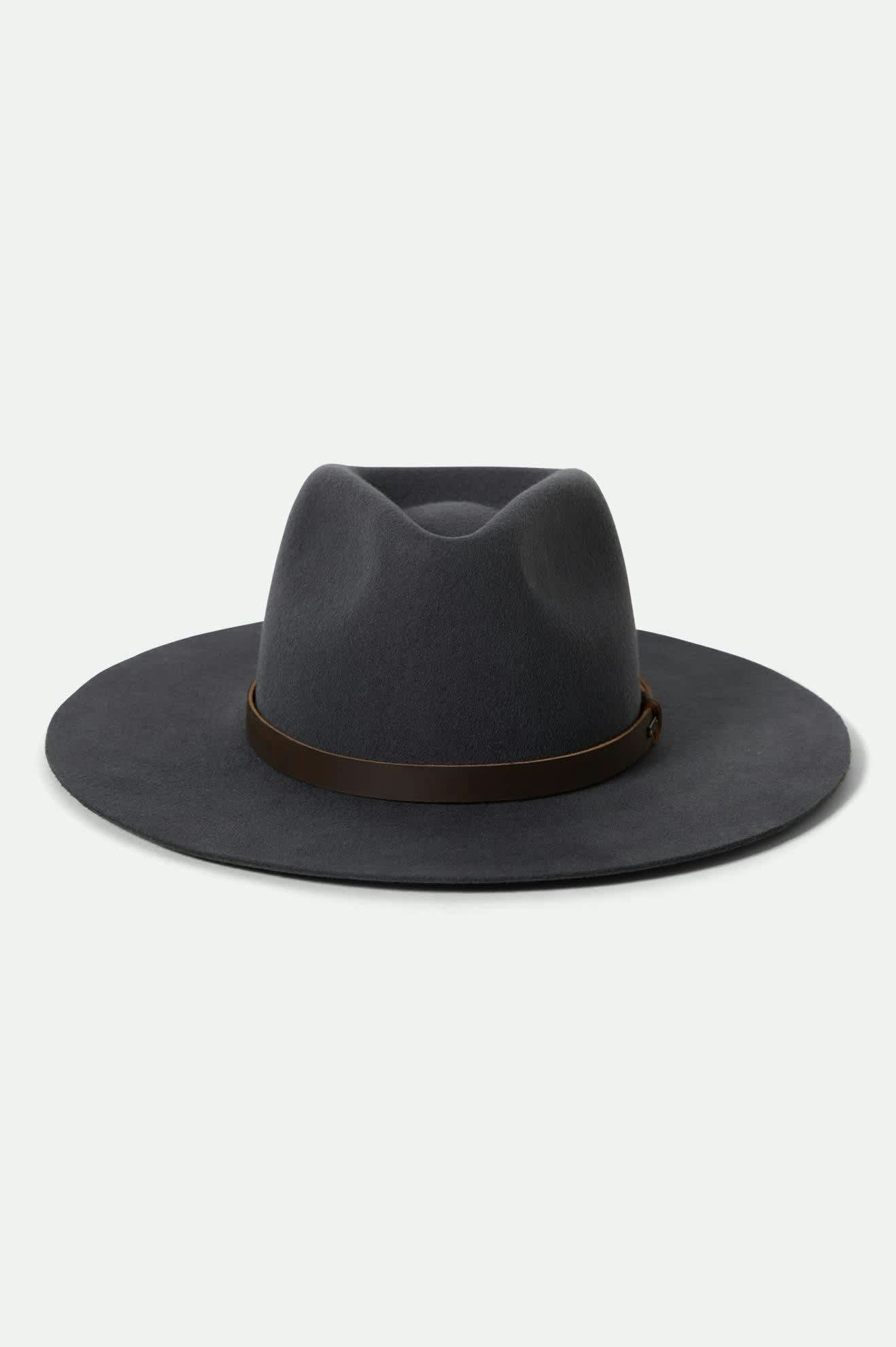 brixton-hawkins-wthr-guard-cowboyhut-asphalt-brown-wollfilz image 5