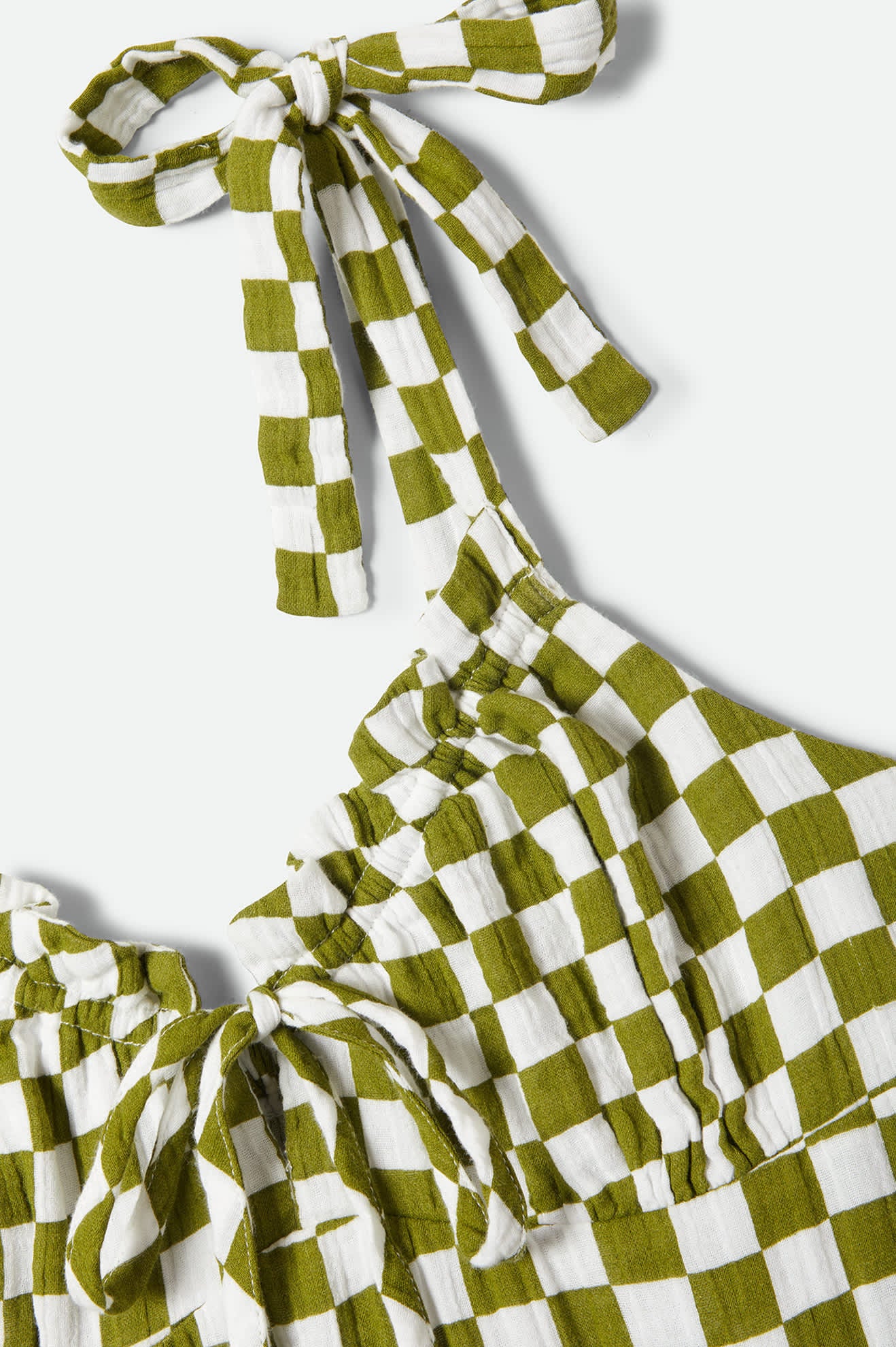brixton-the-tie-dress-kleid-sublime-green-checkerboard image 7
