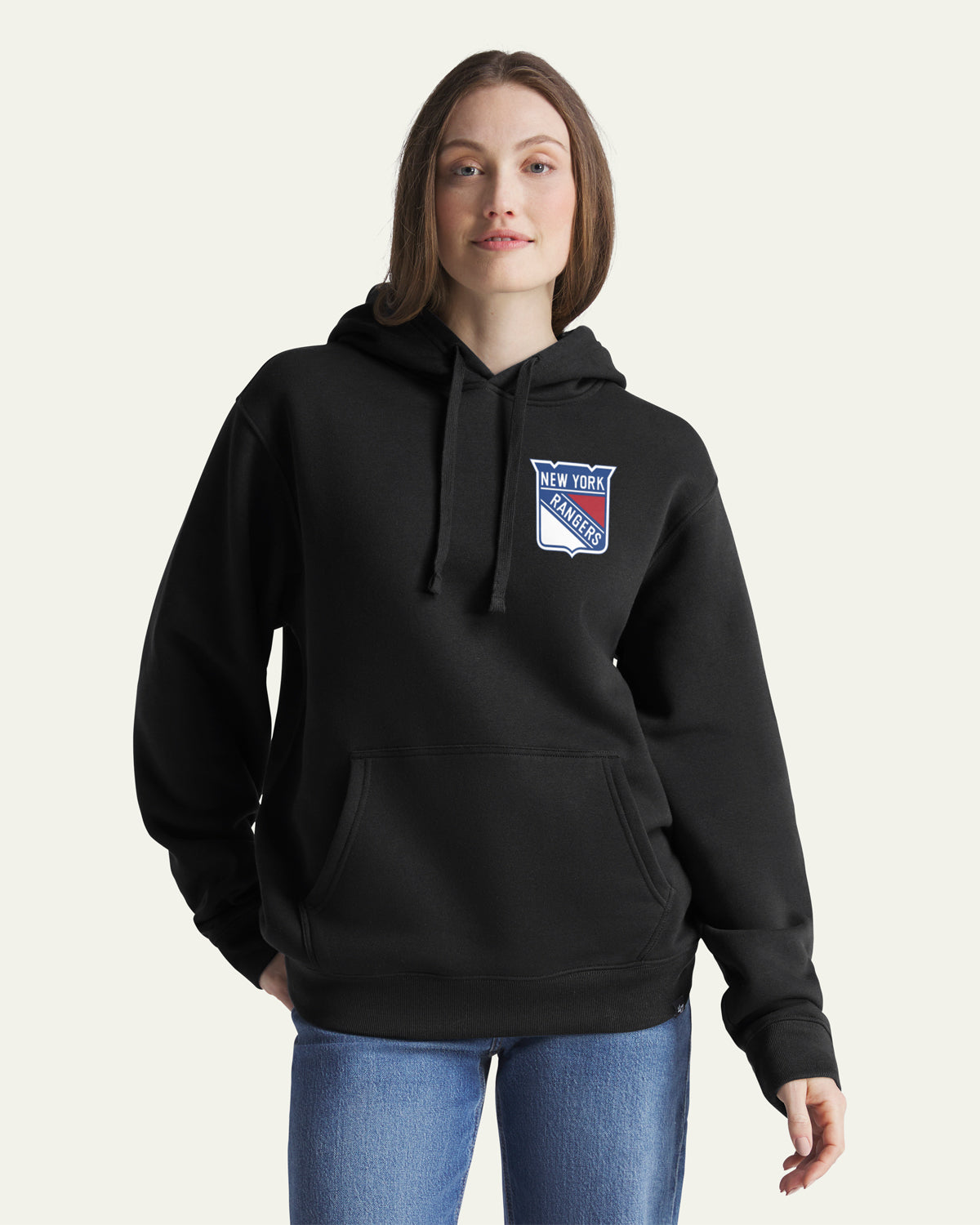 47-brand-headline-crew-new-york-rangers-hoodie-schwarz image 4