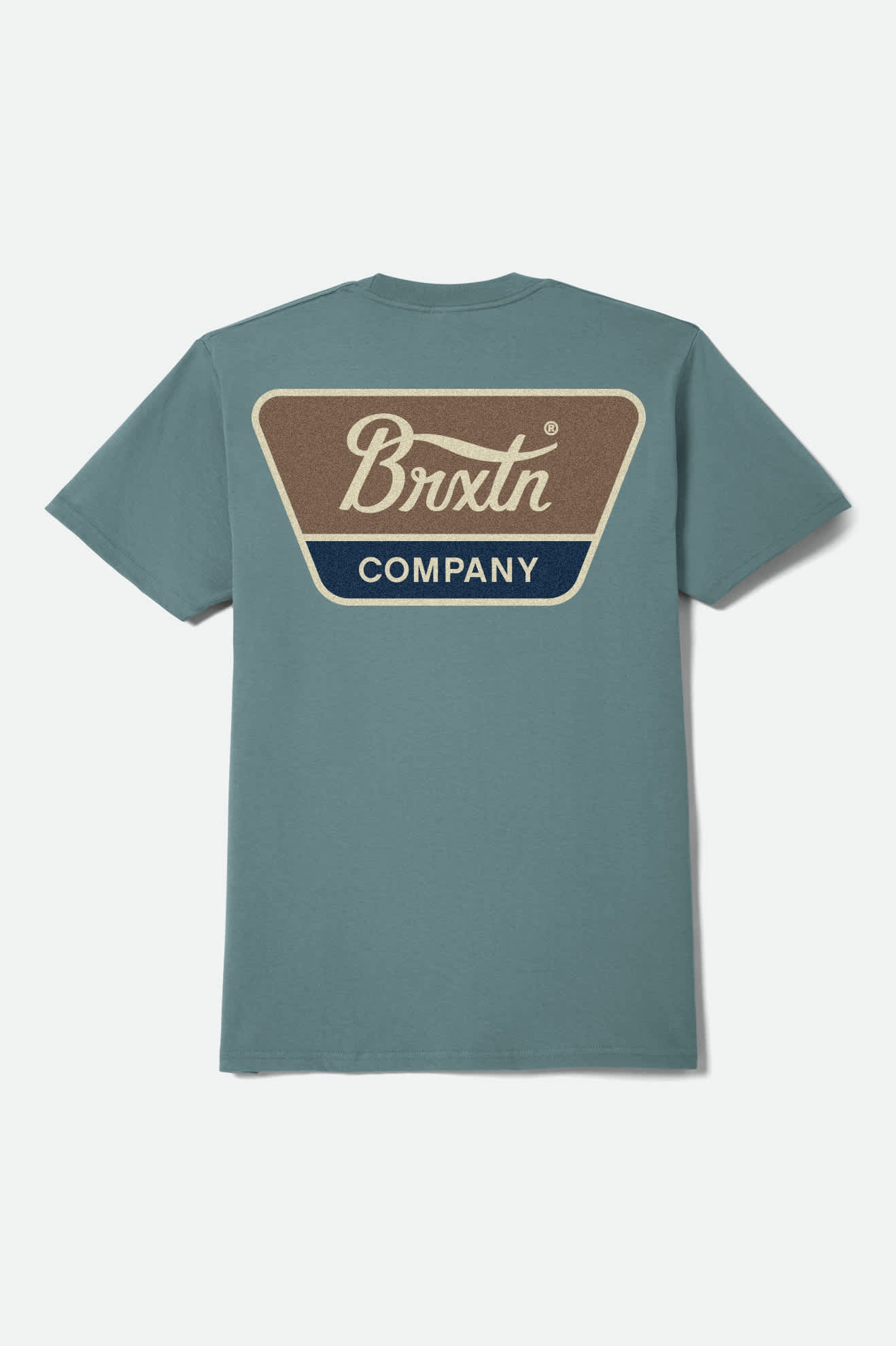 brixton-linwood-t-shirt-ocean-breeze-brown-dark-navy-standard image 2