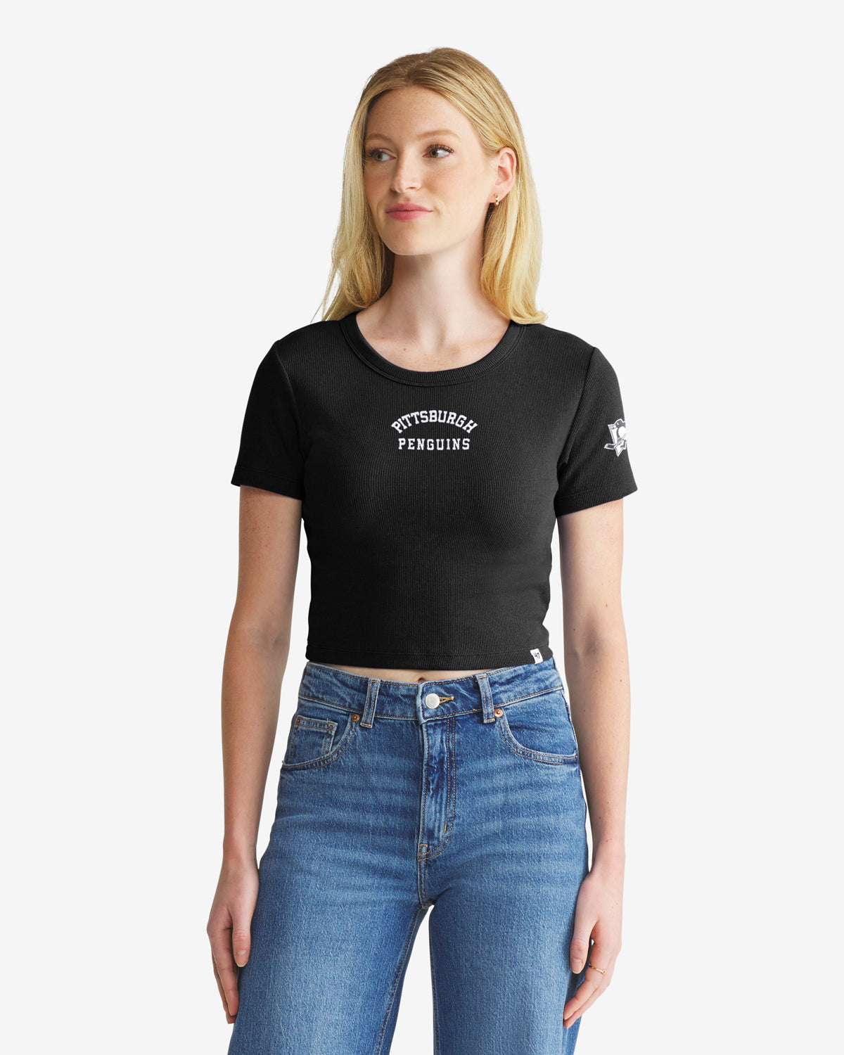 47-brand-foundation-pittsburgh-penguins-baby-rib-t-shirt-damen image 1