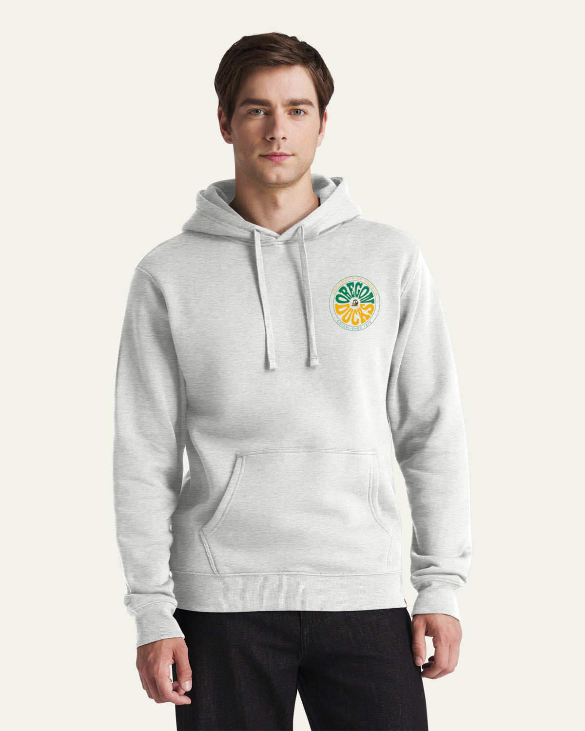 47-headline-oregon-ducks-hoodie-relay-grey-baumwolle image 2