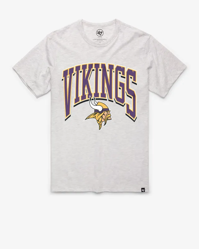 47-brand-vikings-walk-tall-franklin-t-shirt-relay-grey image 1