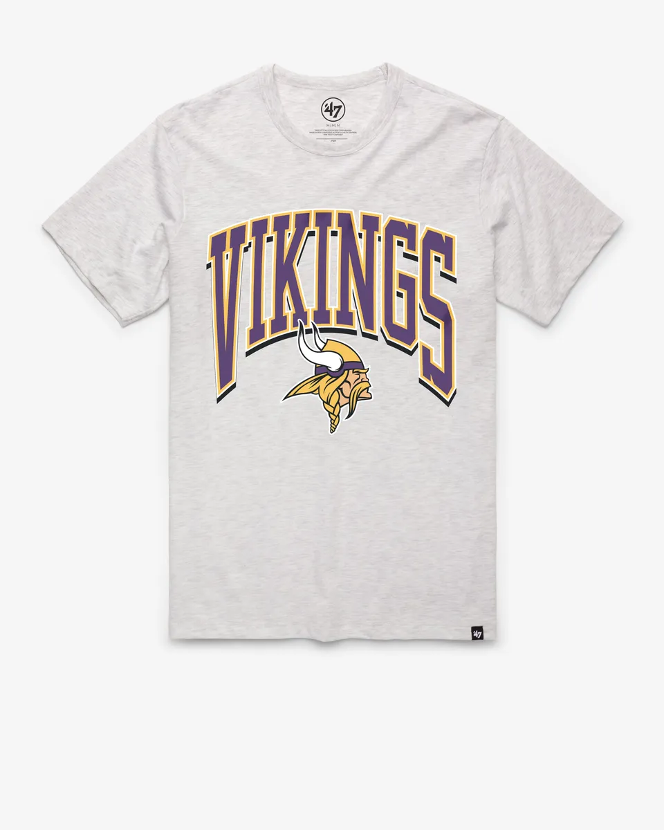 47-brand-vikings-walk-tall-franklin-t-shirt-relay-grey image 1