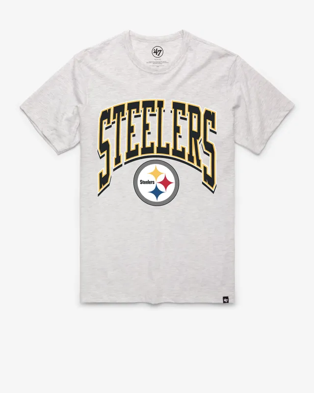 47-franklin-tee-pittsburgh-steelers-t-shirt-relay-grey image 1