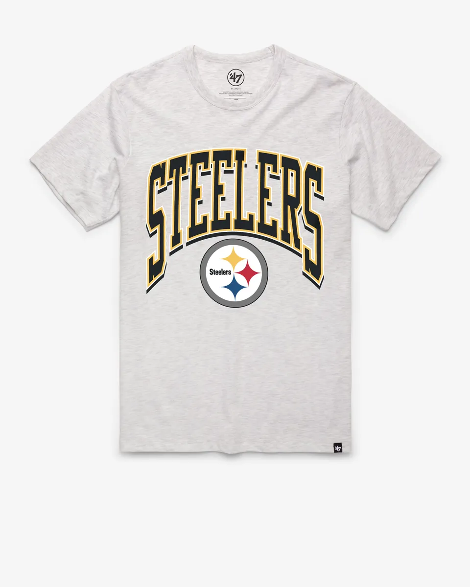 47-franklin-tee-pittsburgh-steelers-t-shirt-relay-grey image 1