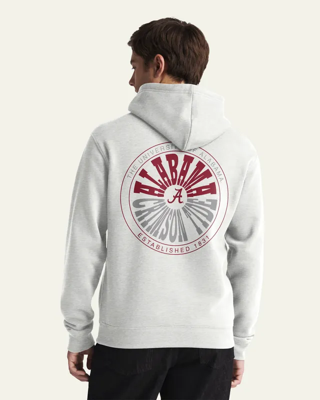 47-brand-headline-crew-alabama-warpstyle-everyday-hoodie-relay-grey image 1