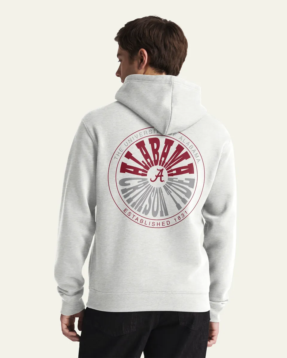 47-brand-headline-crew-alabama-warpstyle-everyday-hoodie-relay-grey image 1
