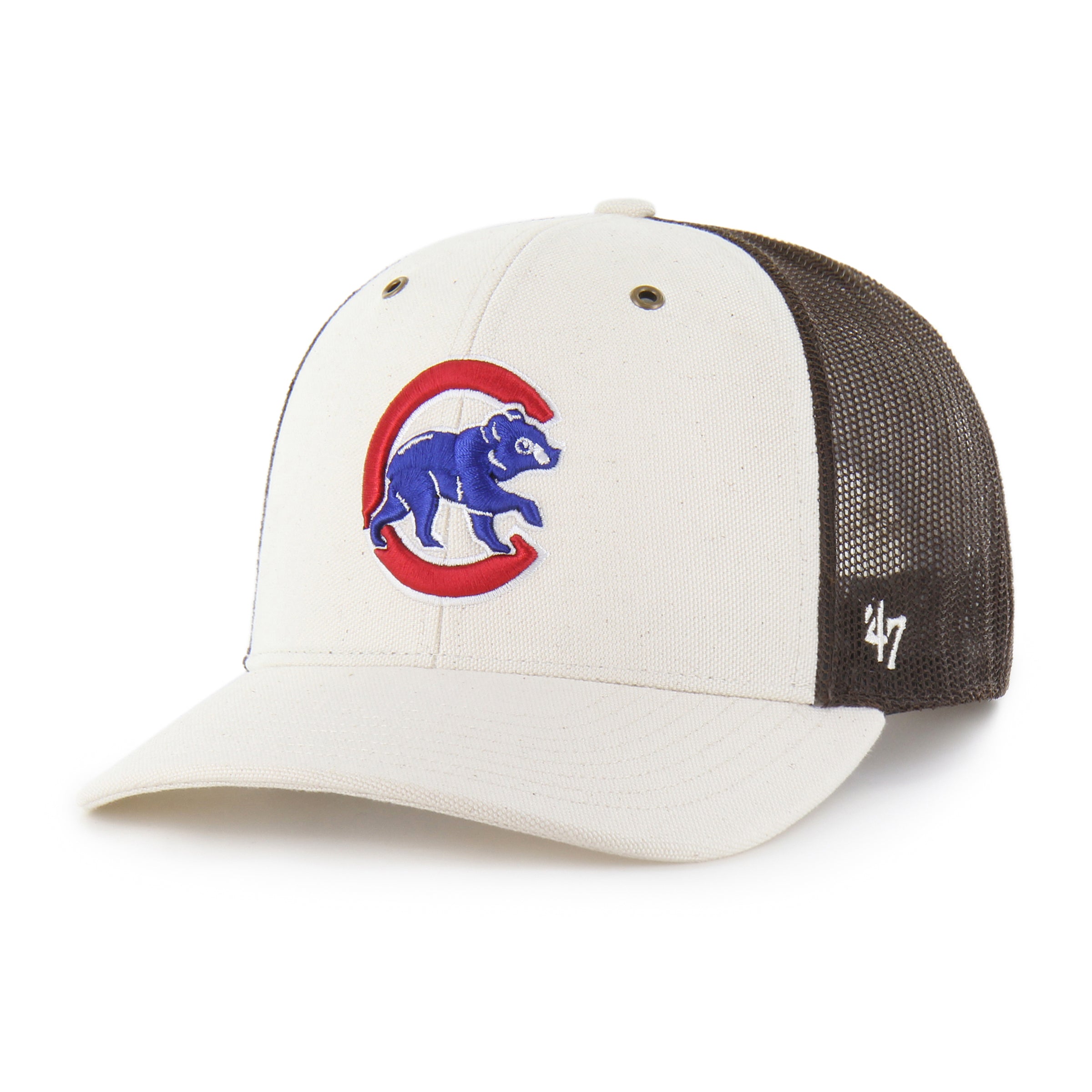 47-carhartt-trucker-cap-chicago-cubs-natural-snapback image 1