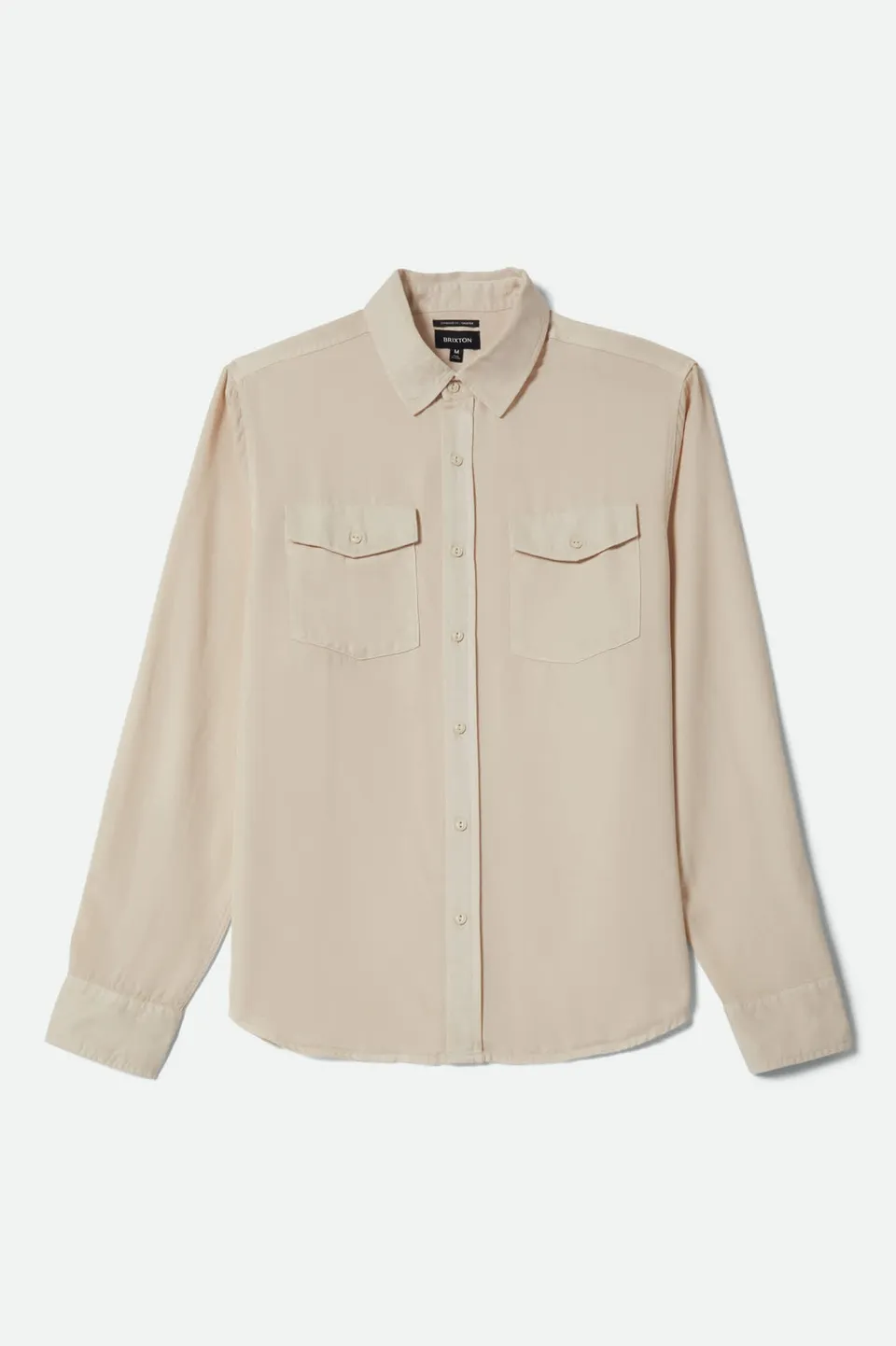 brixton-wayne-long-sleeve-hemd-whitecap-tencel image 1