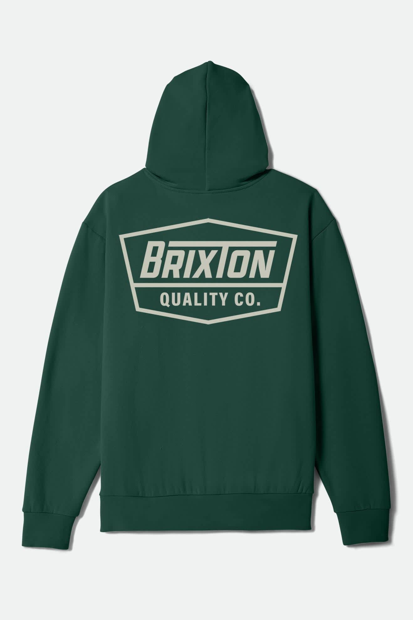 brixton-regal-hoodie-forest-green-kapuzenpullover image 1