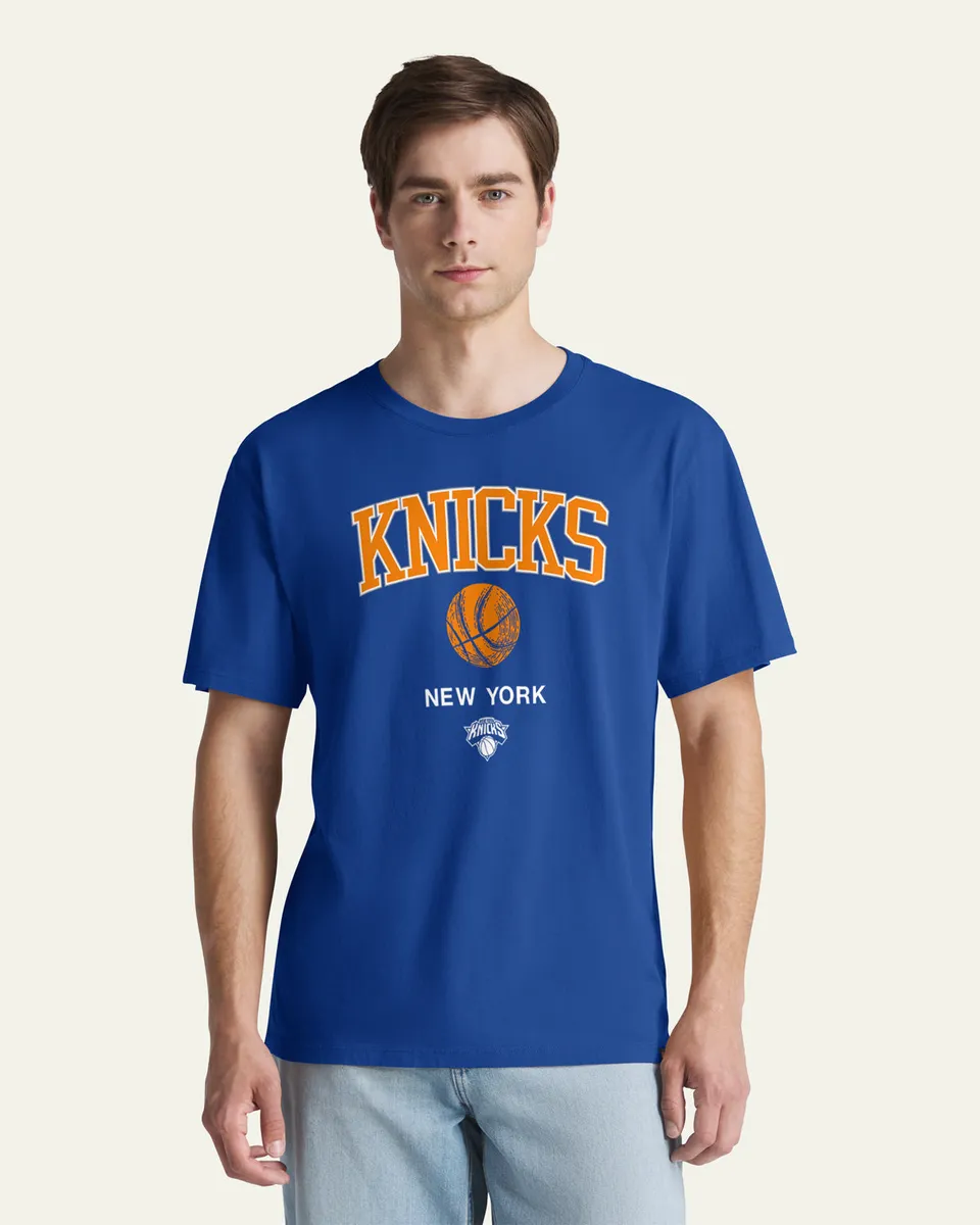 47-brand-new-york-knicks-play-block-t-shirt-royal-baumwolle image 1