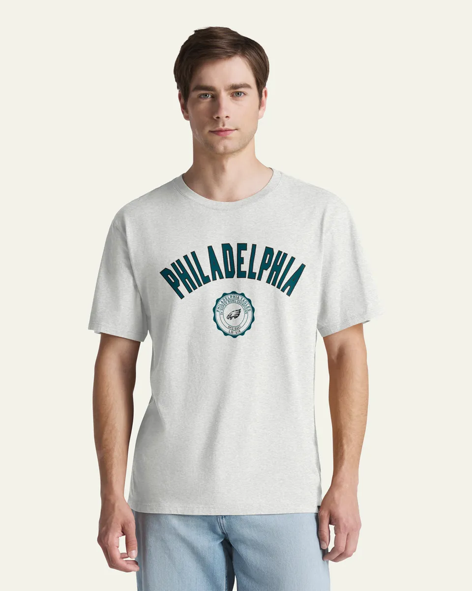 47-foundation-tee-philadelphia-eagles-t-shirt-relay-grey-baumwolle image 1