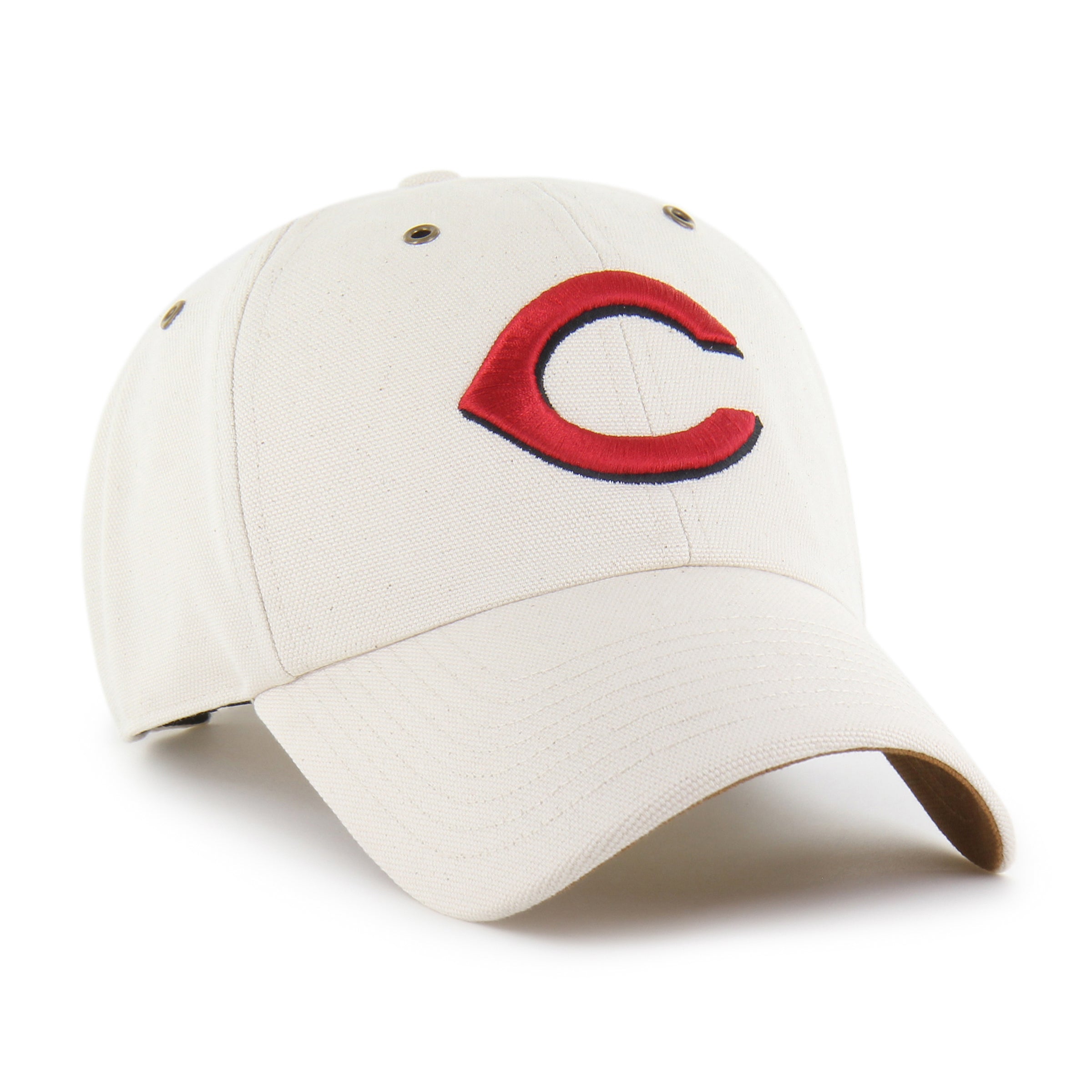 47-clean-up-reds-carhartt-undyed-cap-natural image 4