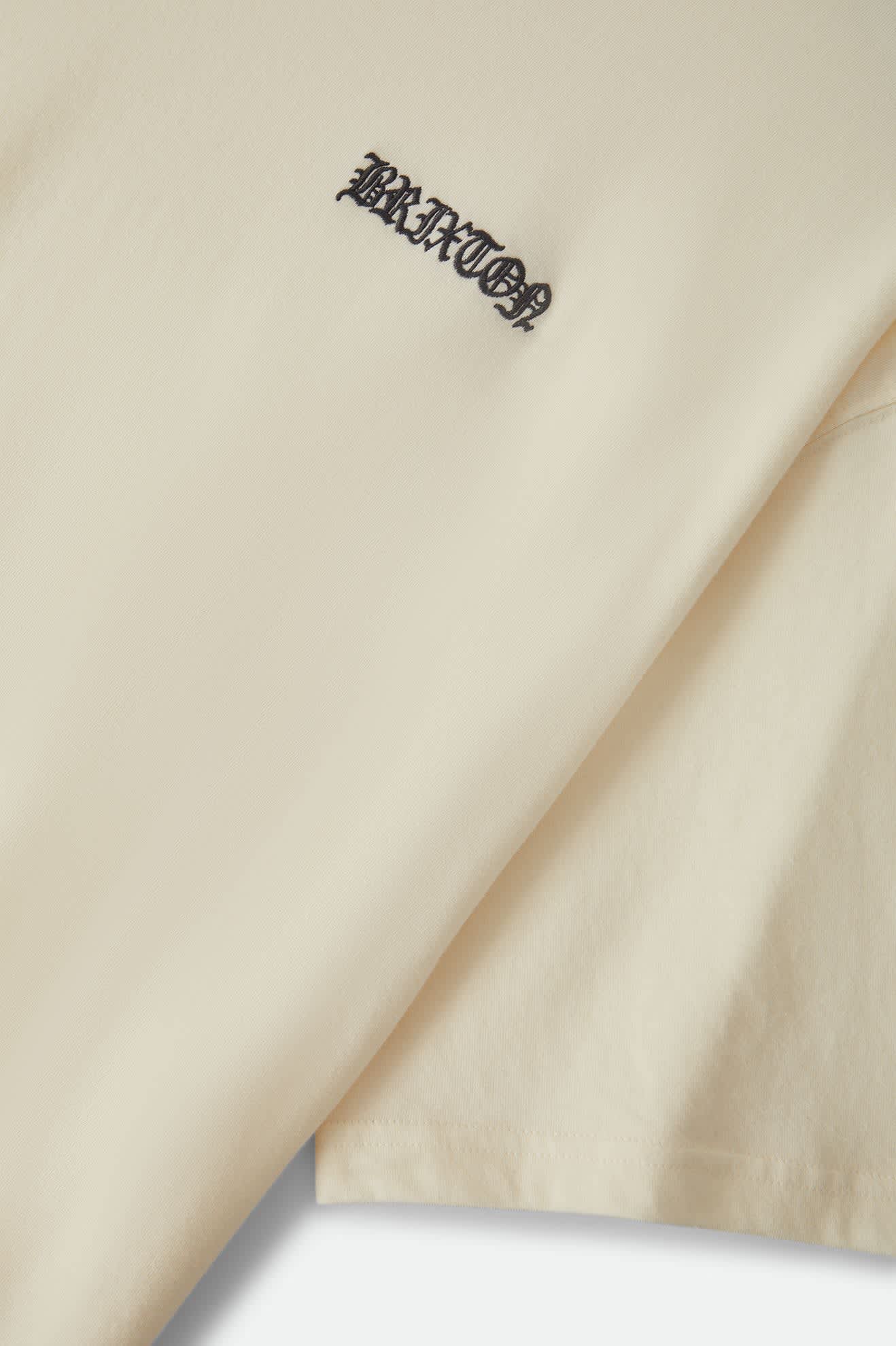 brixton-serrano-boxed-crop-t-shirt-cream-baumwolle image 8