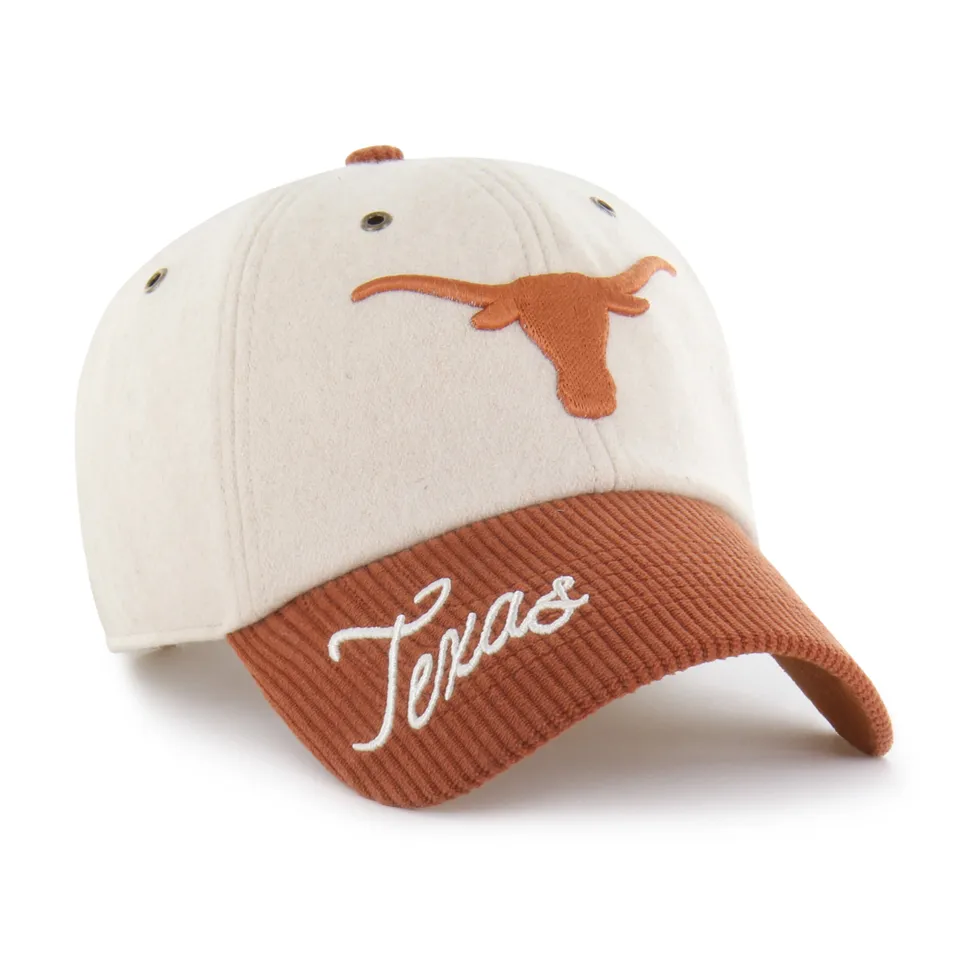 47-brand-texas-rope-script-two-tone-clean-up-cap-damen-natural image 1