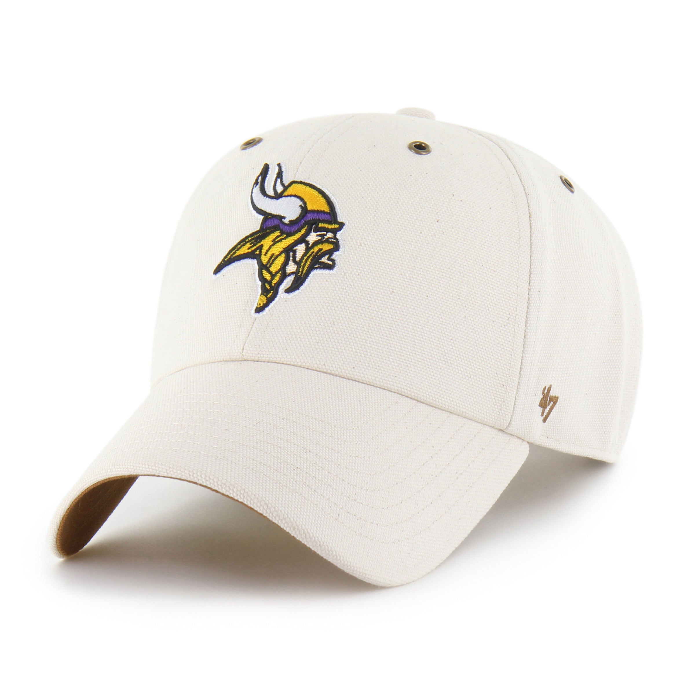 47-brand-clean-up-minnesota-vikings-cap-natural-osf-strapback image 1