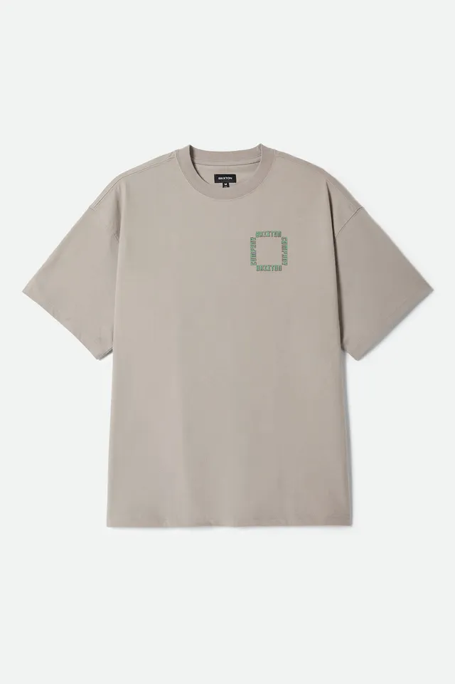 brixton-ursa-oversized-t-shirt-herren-pebble-stone-print image 1
