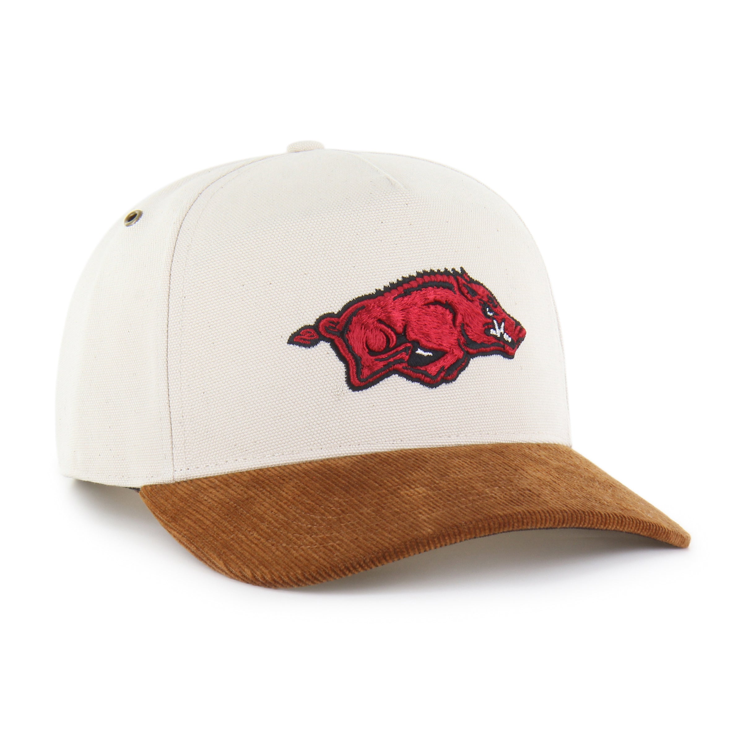 47-hitch-arkansas-razorbacks-cap-natural-snapback image 4