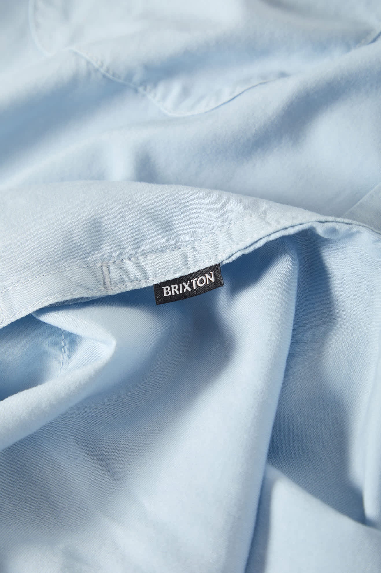 brixton-lafayette-kurzarmhemd-herren-blue-aura-viskose image 6
