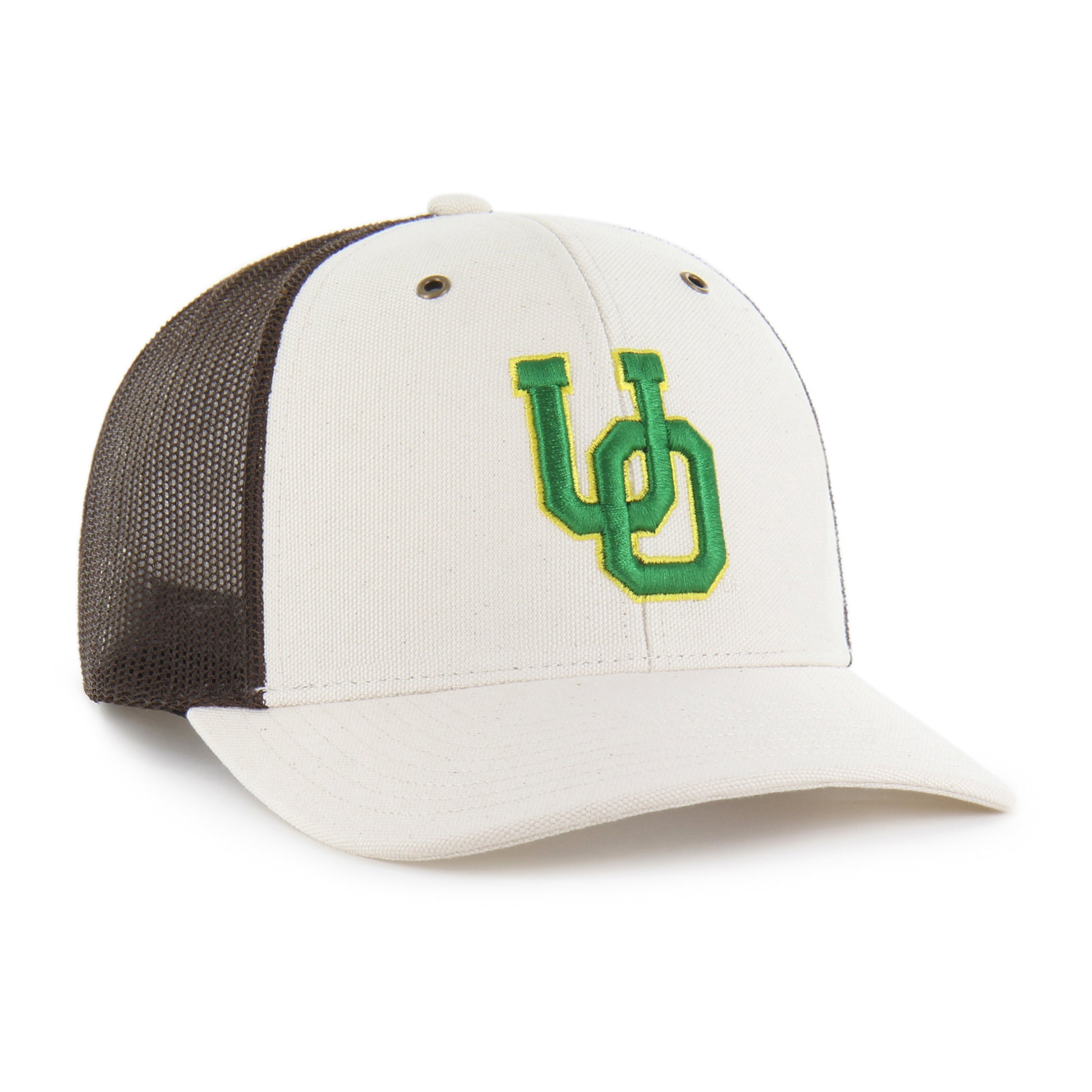 47-brand-oregon-ducks-carhartt-trucker-cap-natural-snapback image 4
