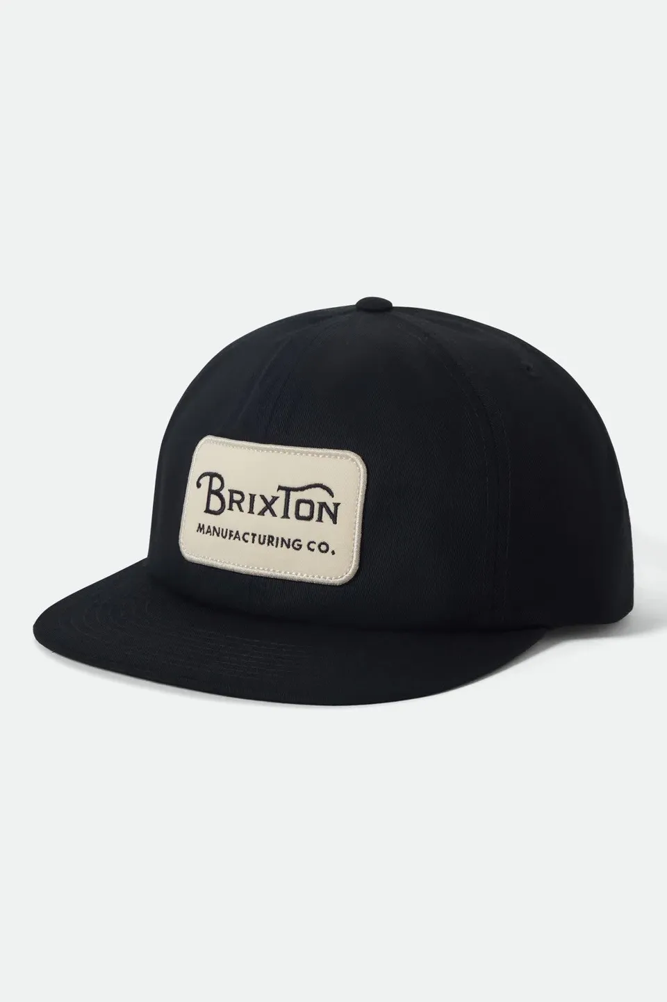 brixton-grade-snapback-black-off-white-cap-baumwolle image 1