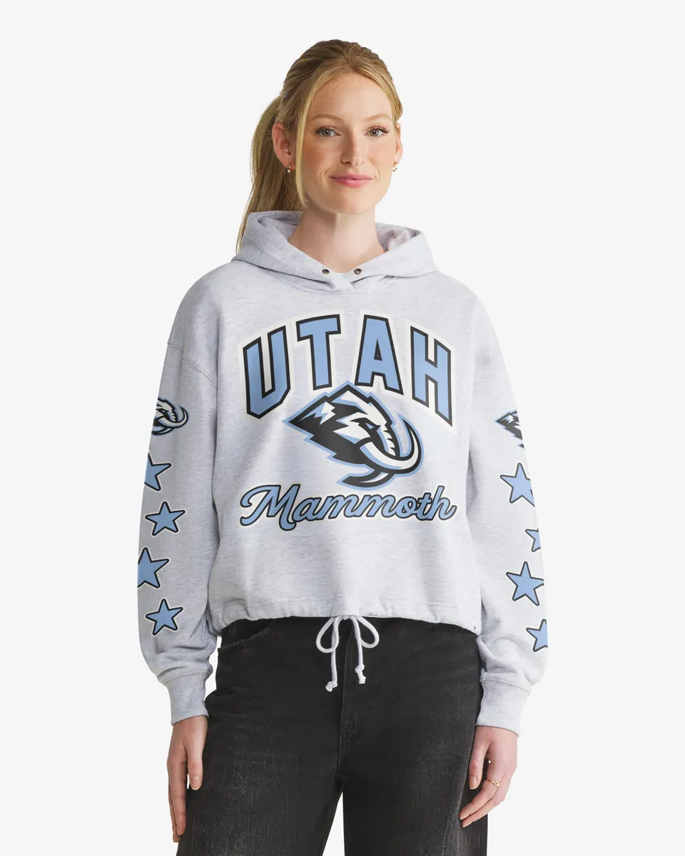 47-brand-headline-crew-utah-mammoth-venice-hoodie-relay-grey image 1