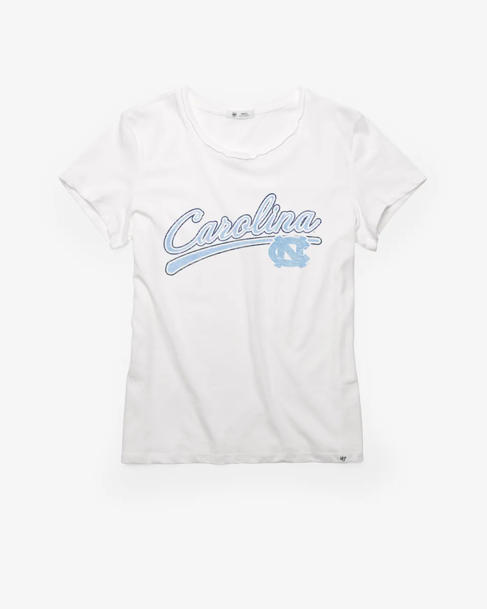 47-brand-frankie-unc-believer-t-shirt-damen-white-wash image 1