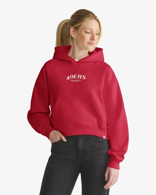 47-hadrian-san-francisco-49ers-hoodie-damen-rot-cropped image 1