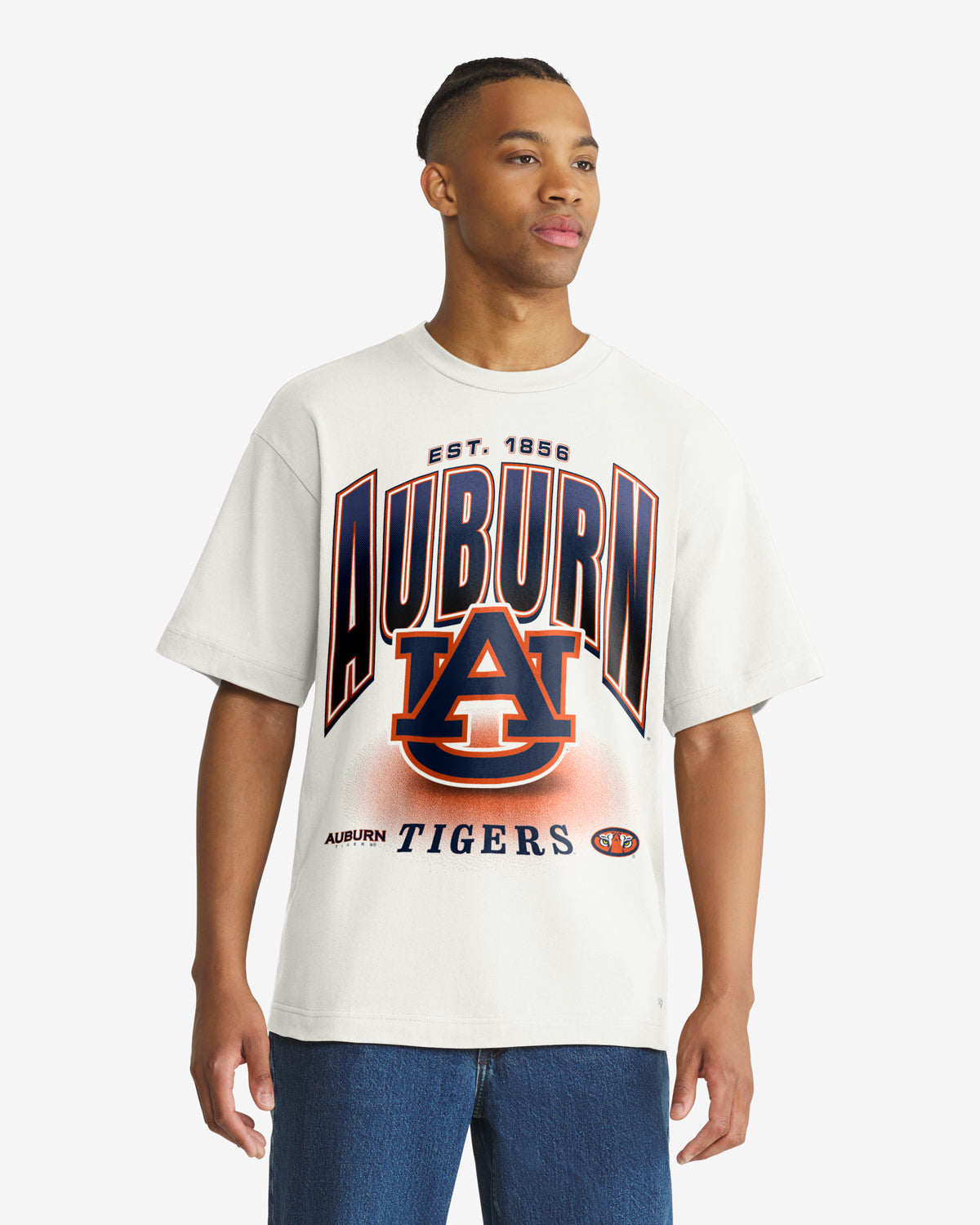 47-foundation-tee-auburn-team-flex-t-shirt-herren-sandstone image 1