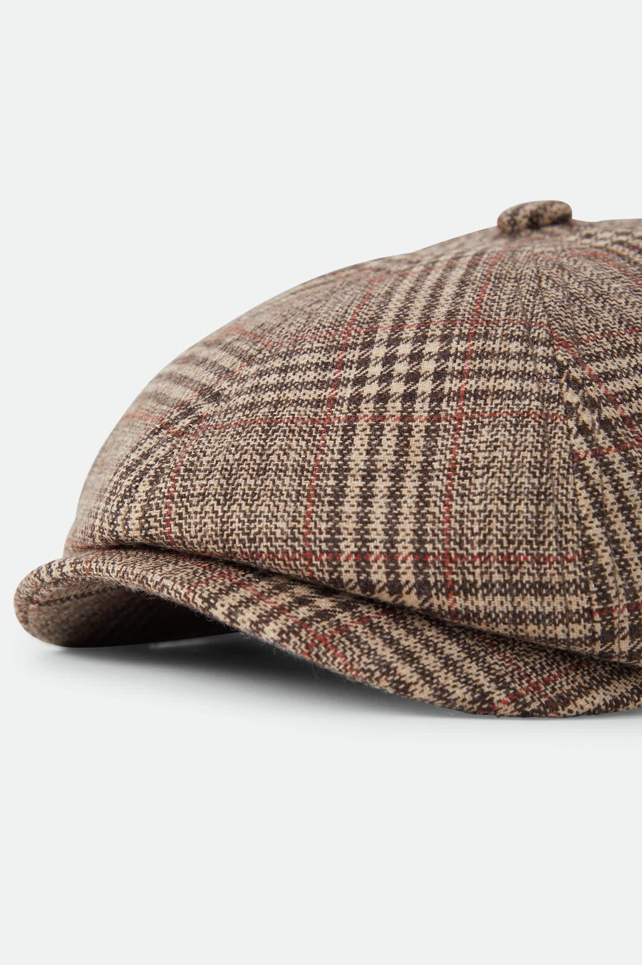 brixton-brood-newsboy-schieberm-tze-brown-tan-red-plaid image 7