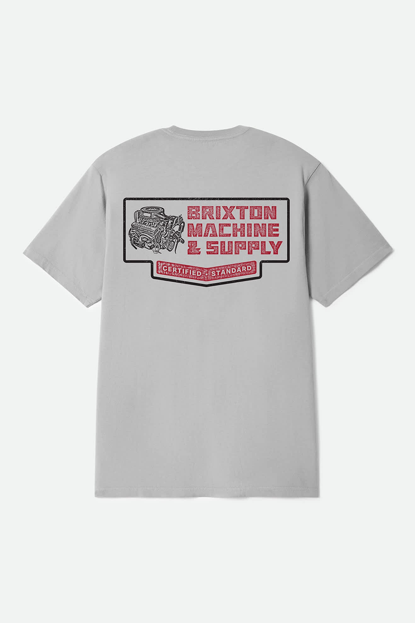 brixton-machine-t-shirt-standard-pebble-stone-worn-wash image 3