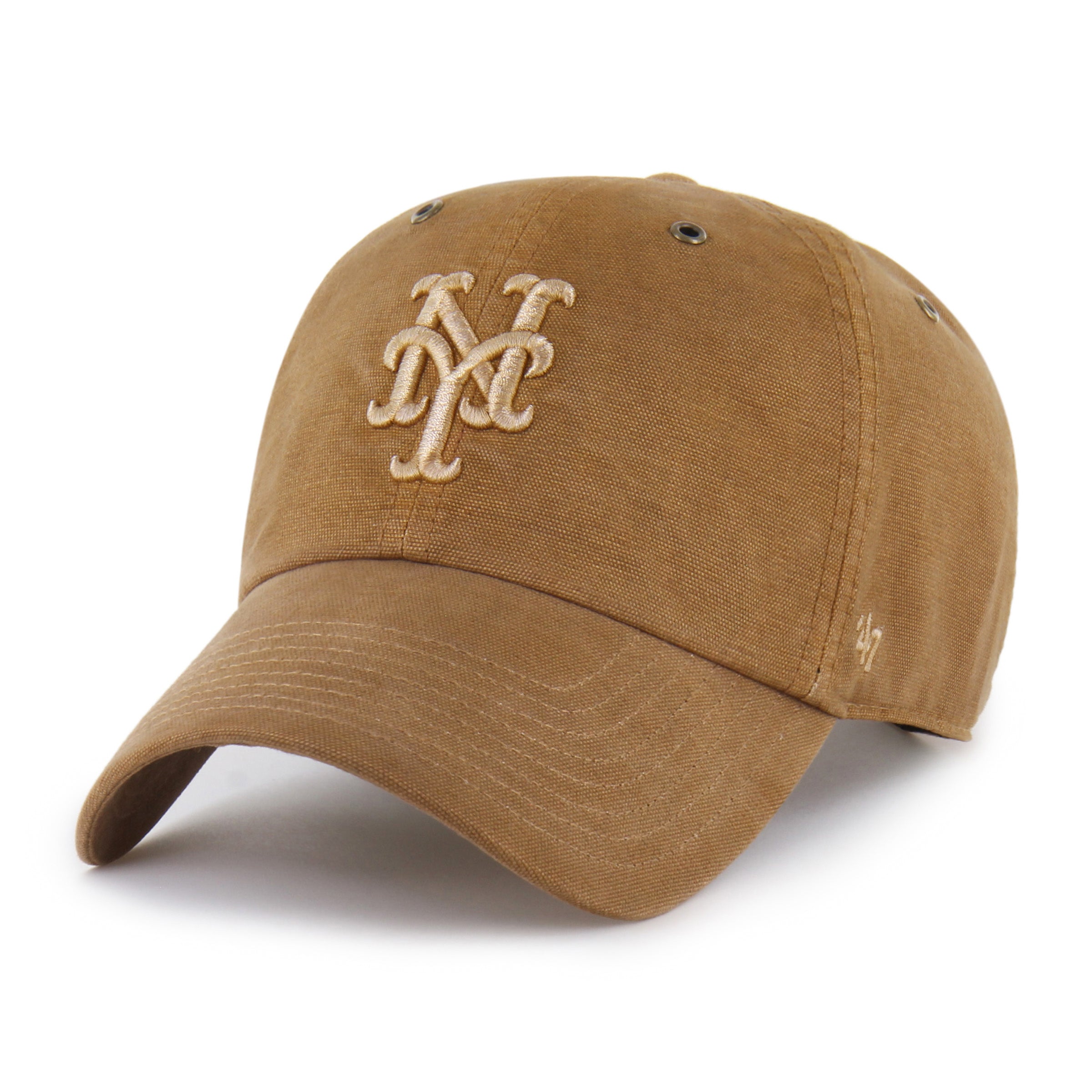 47-brand-new-york-mets-carhartt-clean-up-cap-braun-osfm image 4