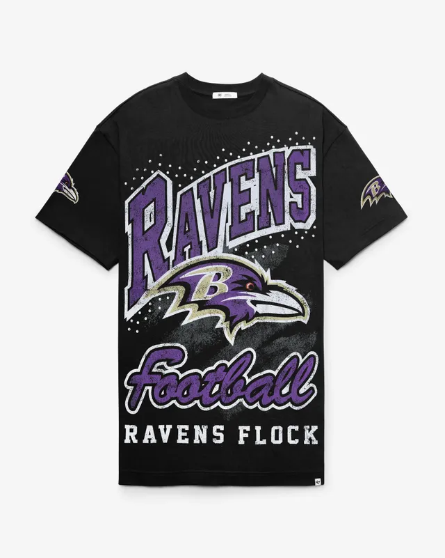 47-foundation-baltimore-ravens-t-shirt-kleid-schwarz-s image 1