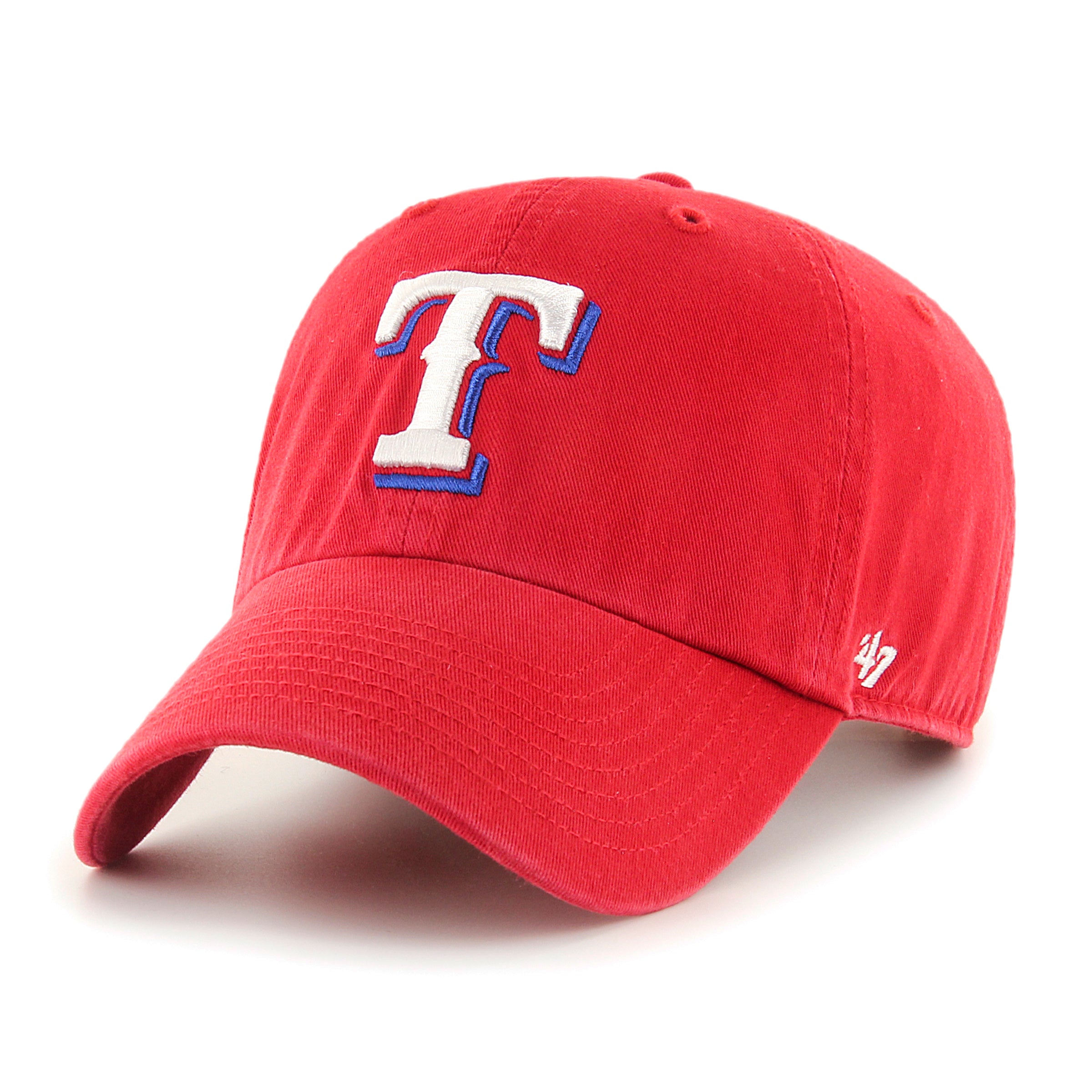 47-clean-up-texas-rangers-cap-rot-osf-baumwolle image 1