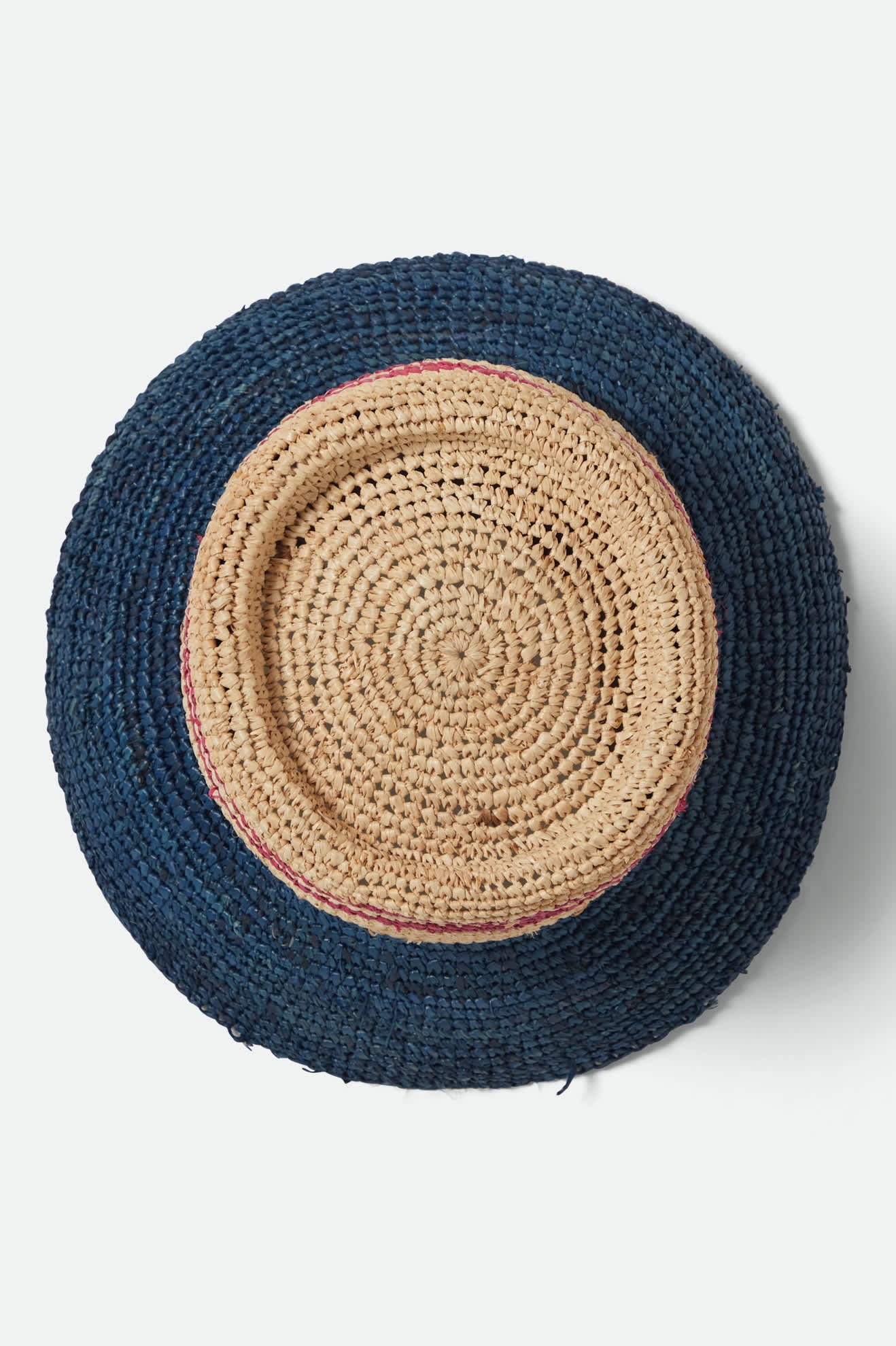 brixton-ellee-bucket-hat-strohhut-natural-gestreift image 3